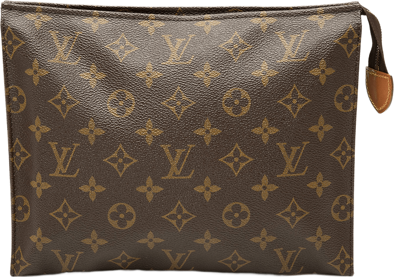 Louis Vuitton Monogram Toiletry Pouch 26, från Luxclusif, i färgen brun.