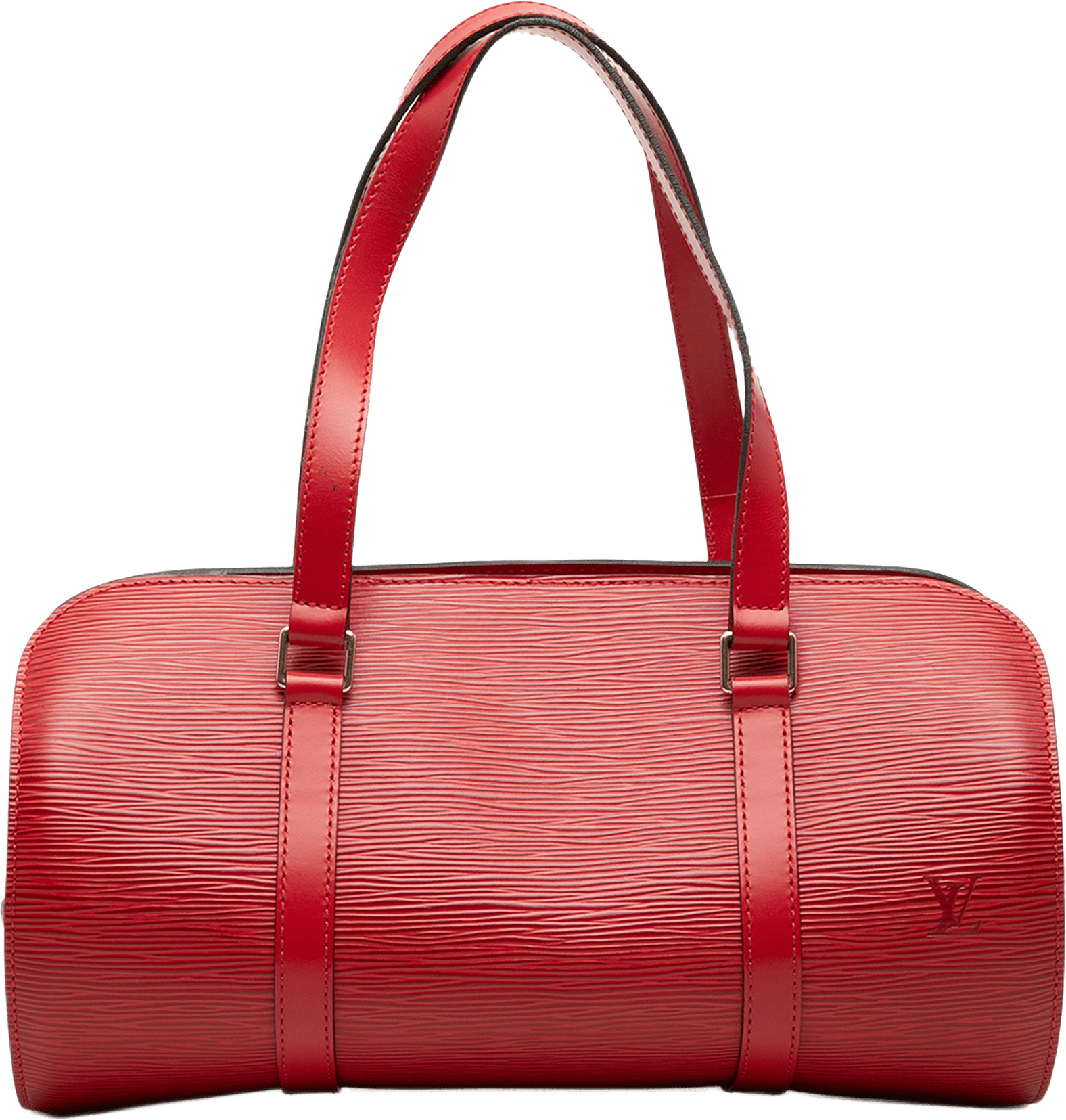 Louis Vuitton Epi Soufflot, från Luxclusif, i färgen röd.