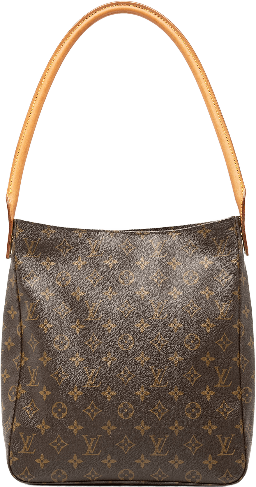Louis Vuitton Monogram Looping Gm, från Luxclusif, i färgen brown.