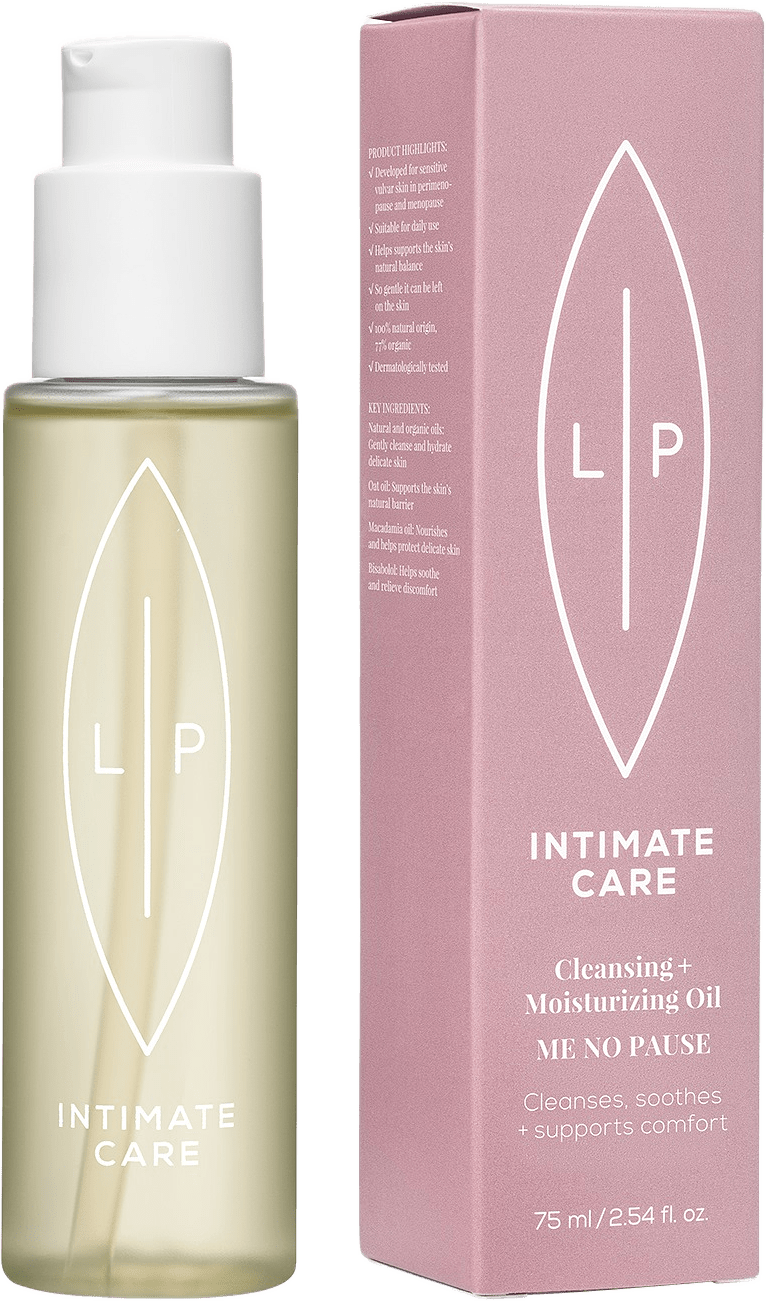 Cleansing + Moisturising Oil, Me No Pause, från Lip Intimate Care.