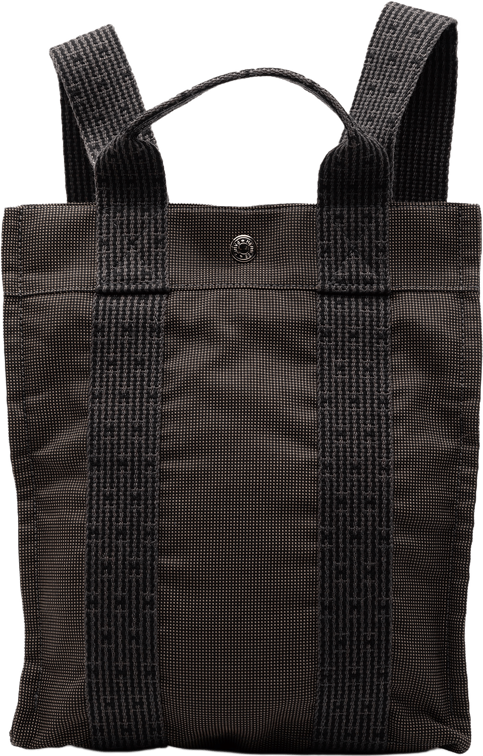 Hermès Canvas Herline Backpack Pm, från Luxclusif, i färgen gray.