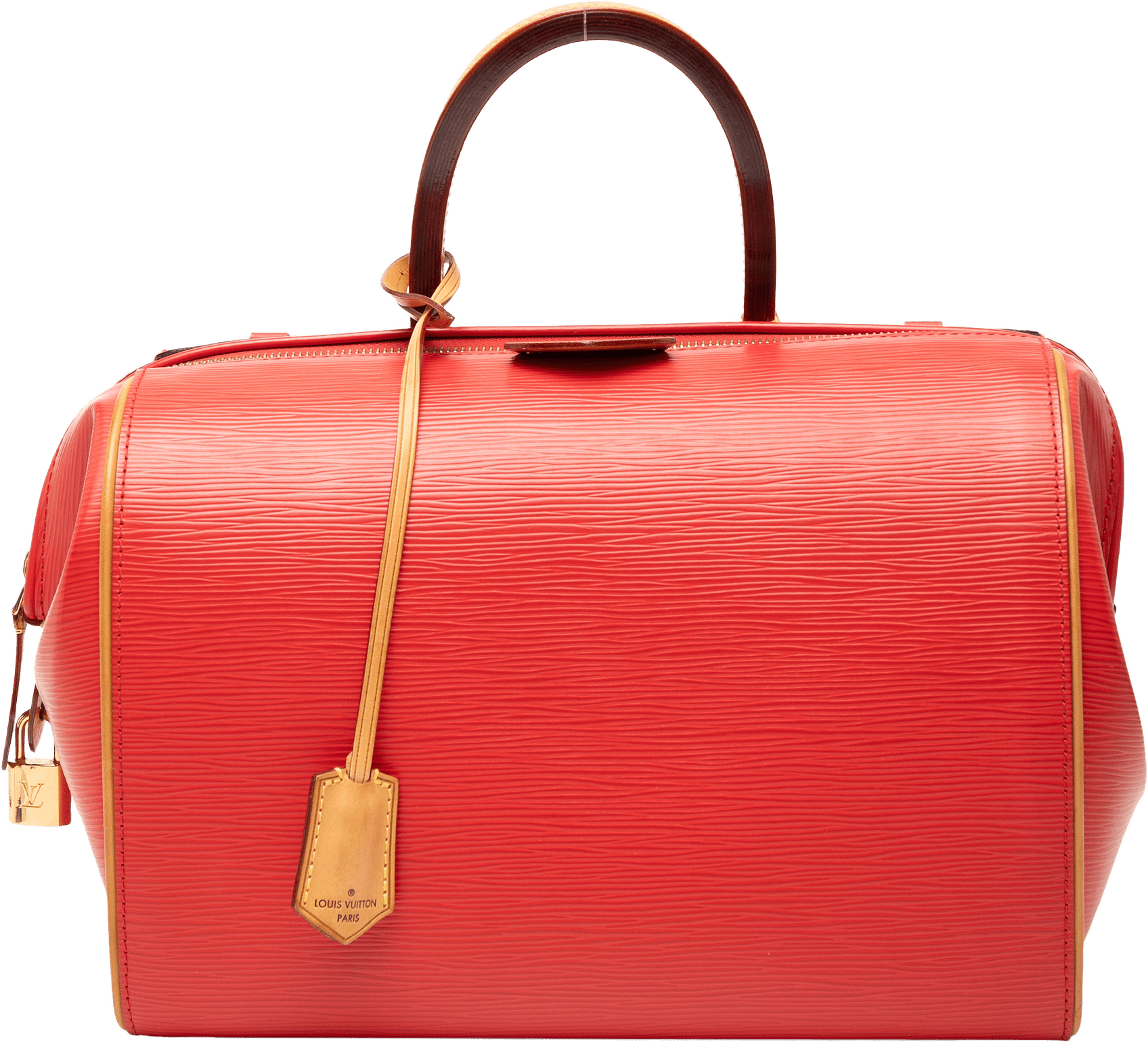 Louis Vuitton Epi Doc Bb, från Luxclusif, i färgen red.