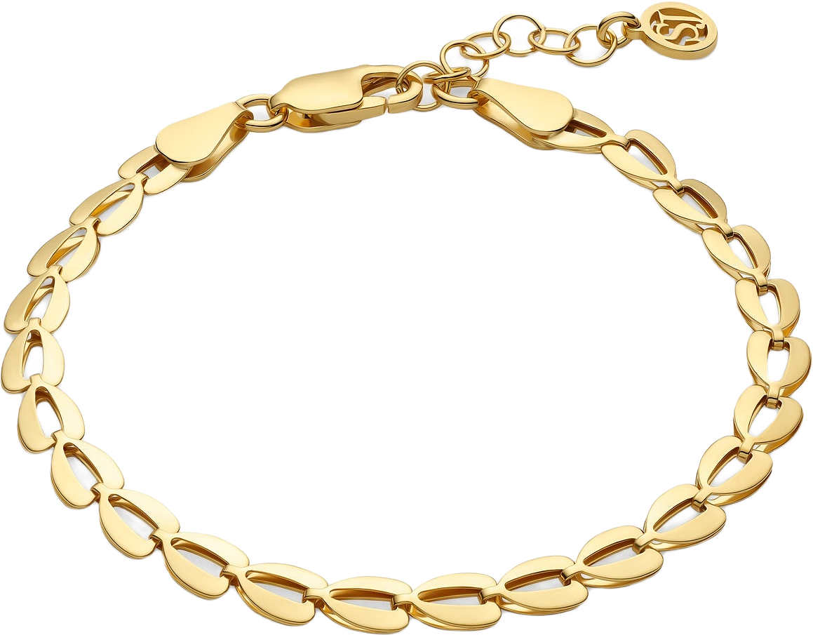 Armband Heartbeat, från Sif Jakobs Jewellery, i färgen gold.