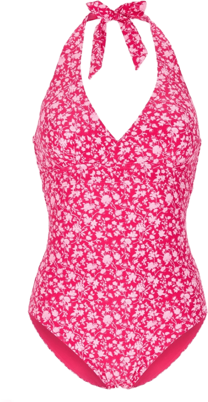 Haiti Halterneck Baddräkt, från Abecita by Swegmark, i färgen pink.