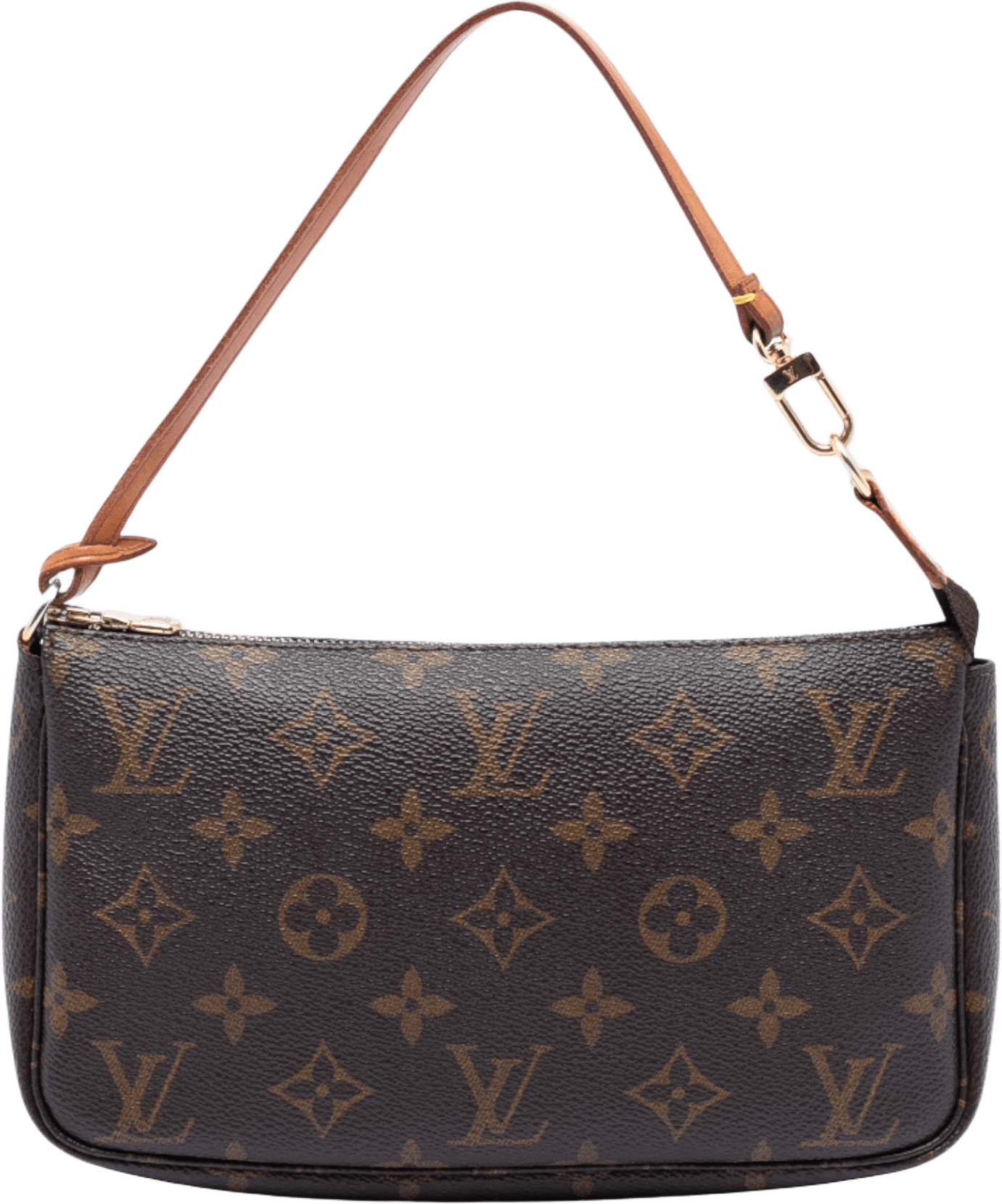 Louis Vuitton Monogram Pochette Accessoires, från Luxclusif, i färgen brown.