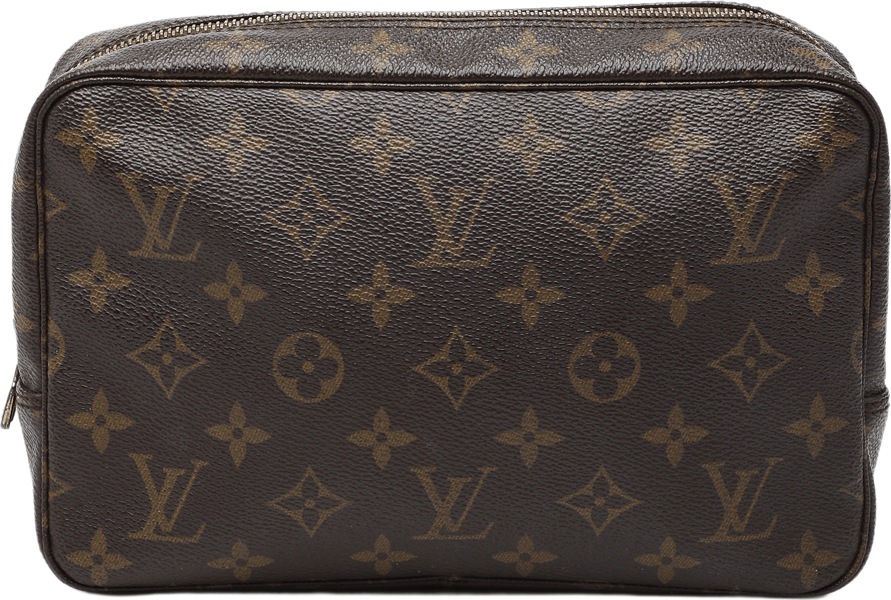 Louis Vuitton Monogram Trousse Toilette 23, från Luxclusif, i färgen brun.