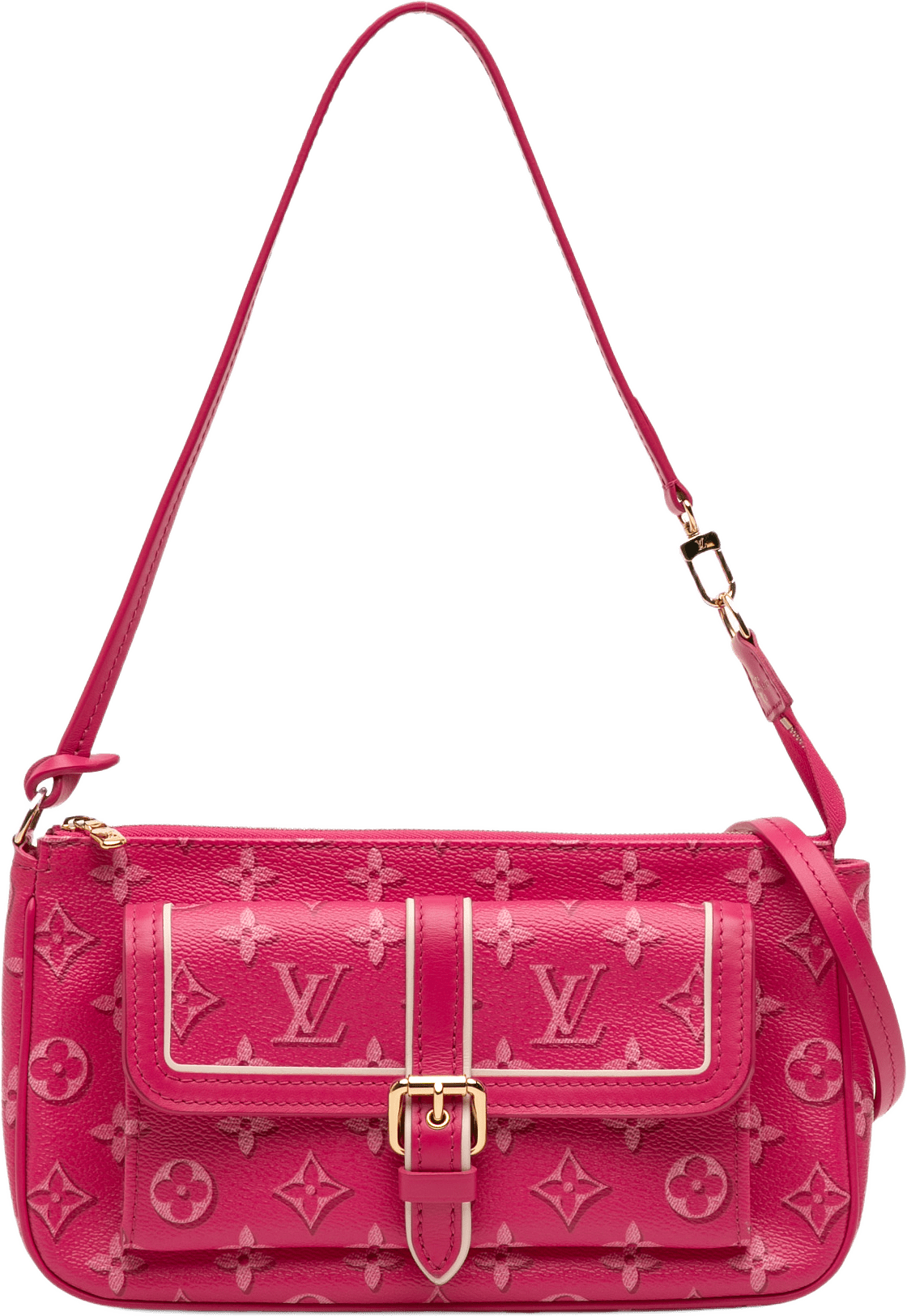Louis Vuitton Fall For You Monogram Maxi Multi Pochette Accessoires, från Luxclusif, i färgen rosa.