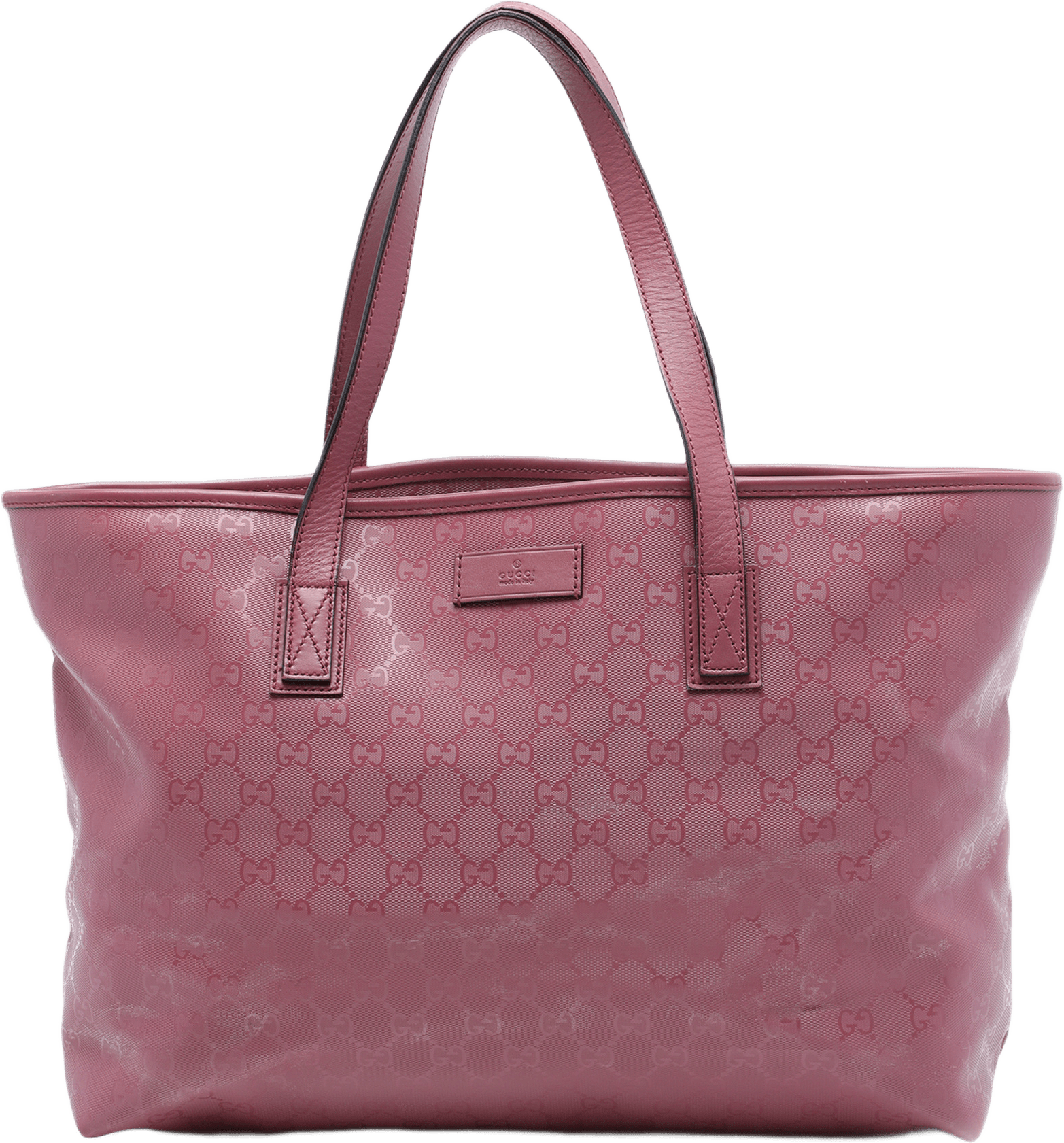 Gucci Medium Gg Imprime Tote, från Luxclusif, i färgen rosa.