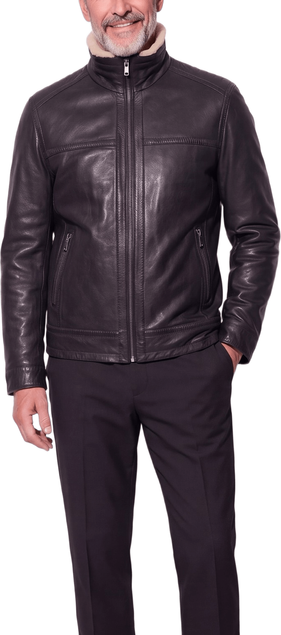 Lance Jacket, från Saki, i färgen dark brown.