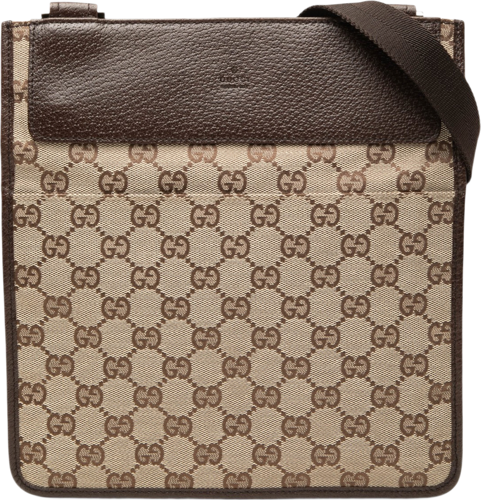 Gucci Gg Canvas Crossbody, från Luxclusif, i färgen beige.