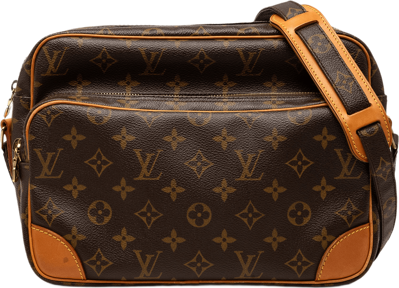 Louis Vuitton Monogram Nil Crossbody, från Luxclusif, i färgen brown.