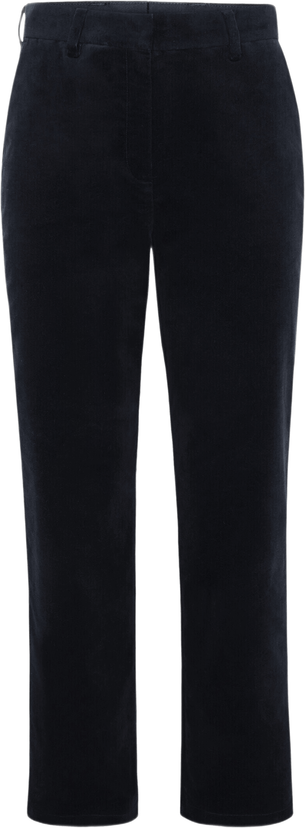 Hilmah Velvet Trousers, från Newhouse, i färgen marinblå.