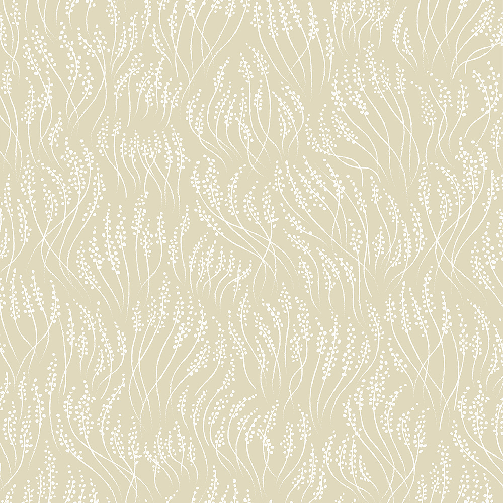 Tapet Meadow, från Littlephant, i färgen honungsgul.