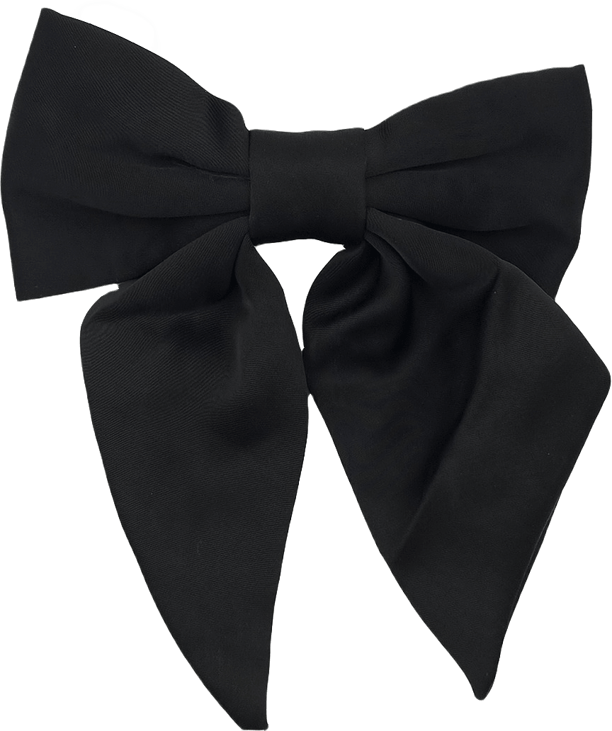 Rosett Med Nackspänne, från Complement, i färgen black.