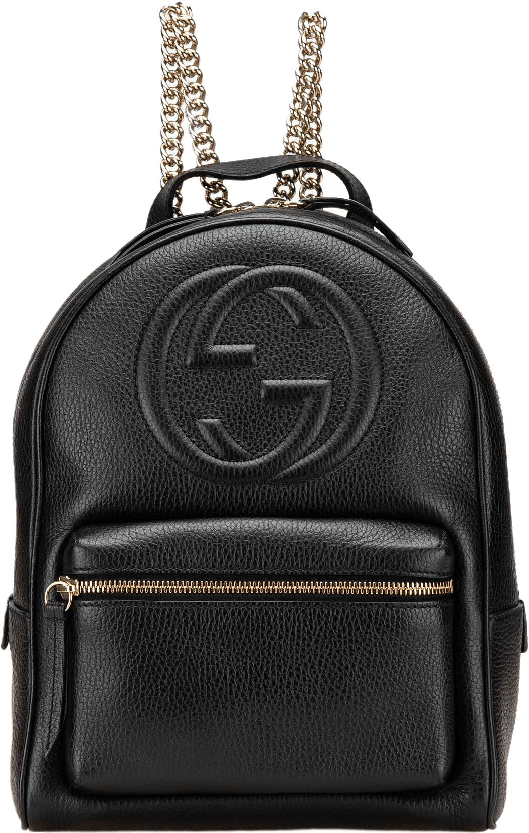 Gucci Soho Leather Chain Backpack