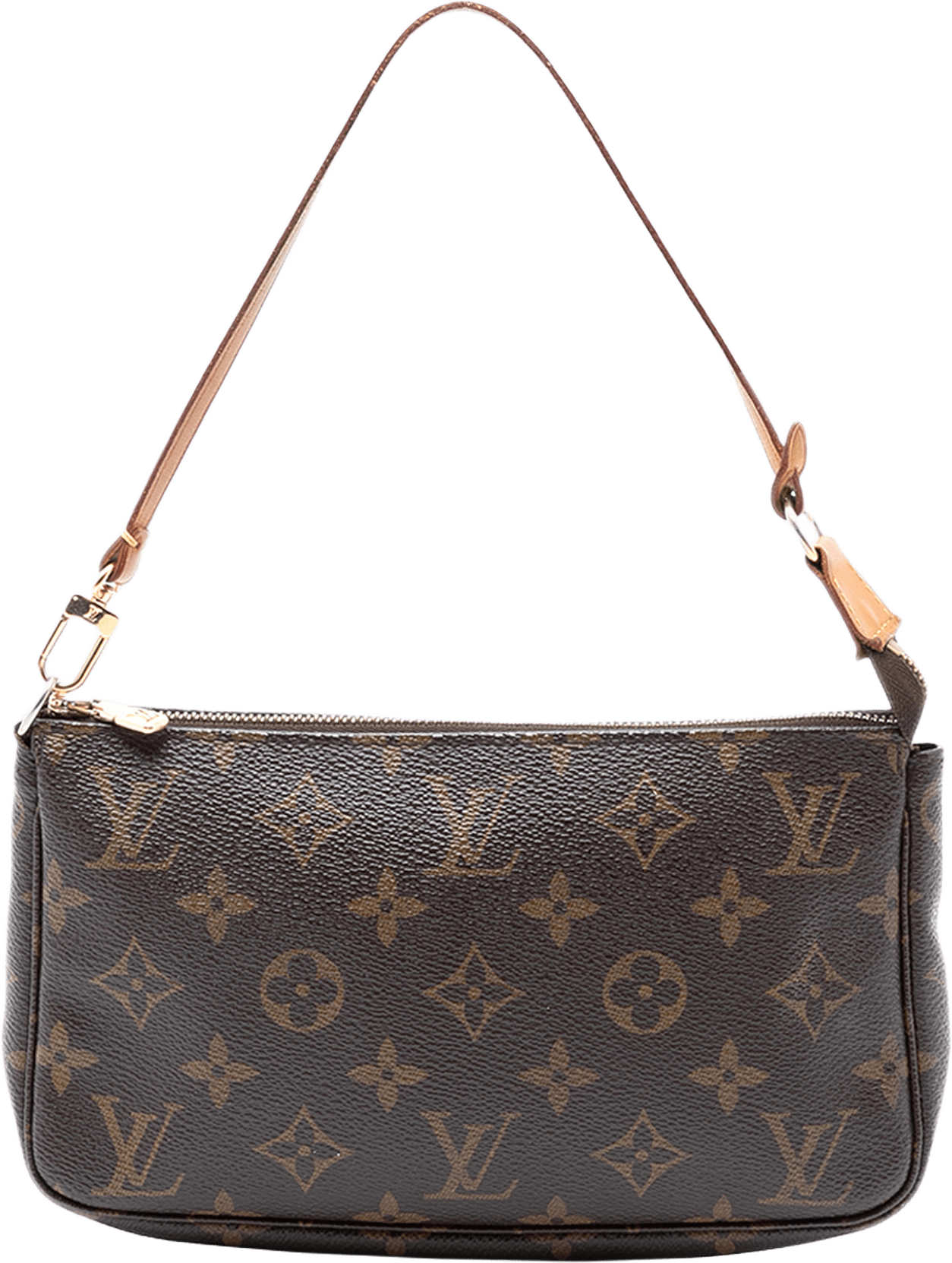 Louis Vuitton Monogram Pochette Accessoires, från Luxclusif, i färgen brown.