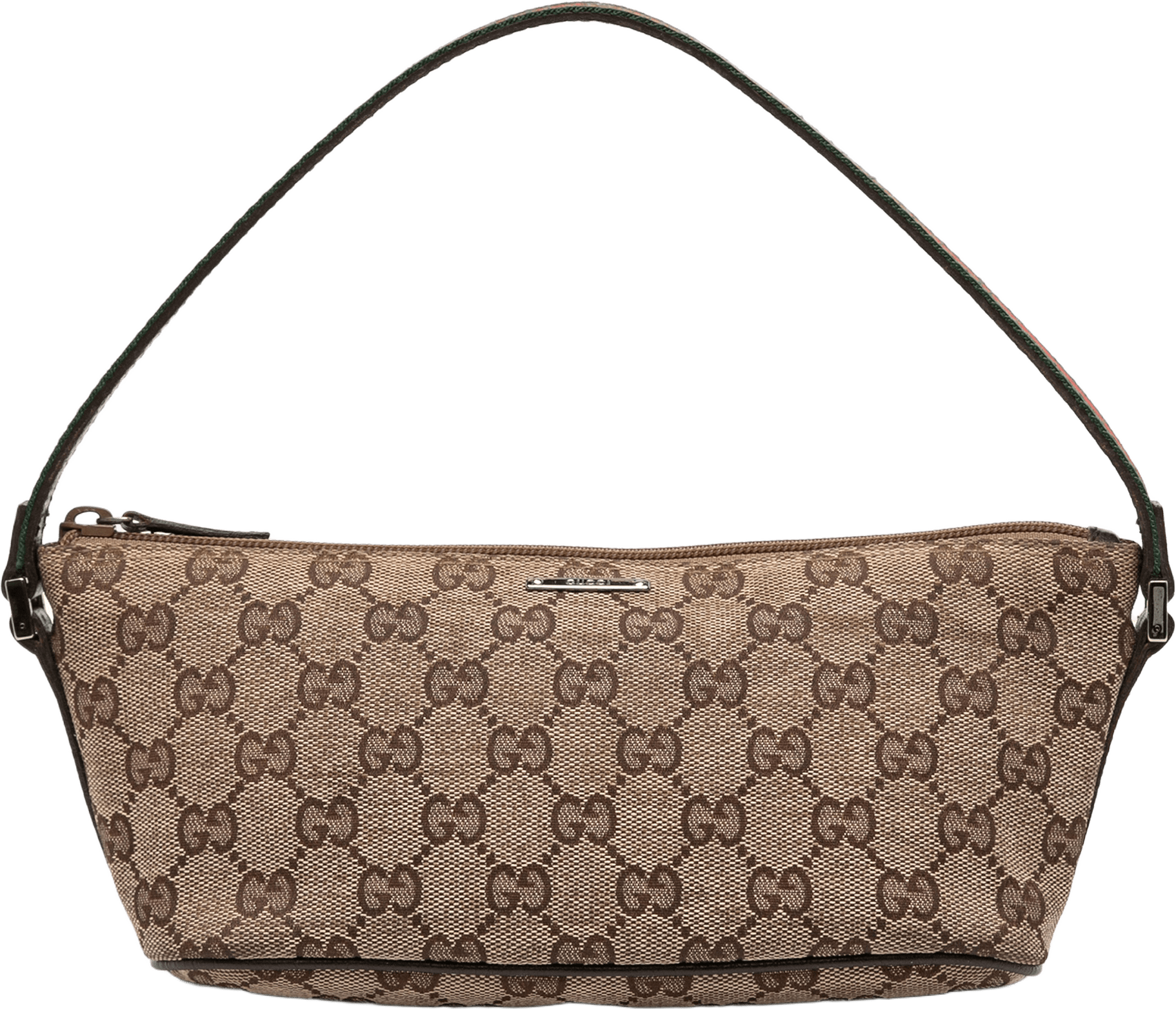 Gucci Gg Canvas Web Boat, från Luxclusif, i färgen beige.