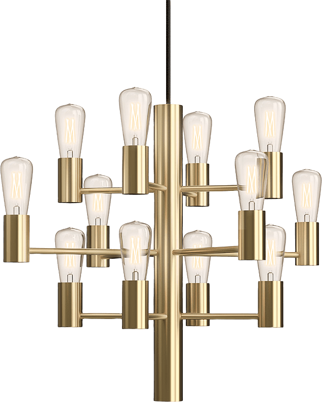 Krona Manola Mini 12, från Herstal, i färgen satin mässing.