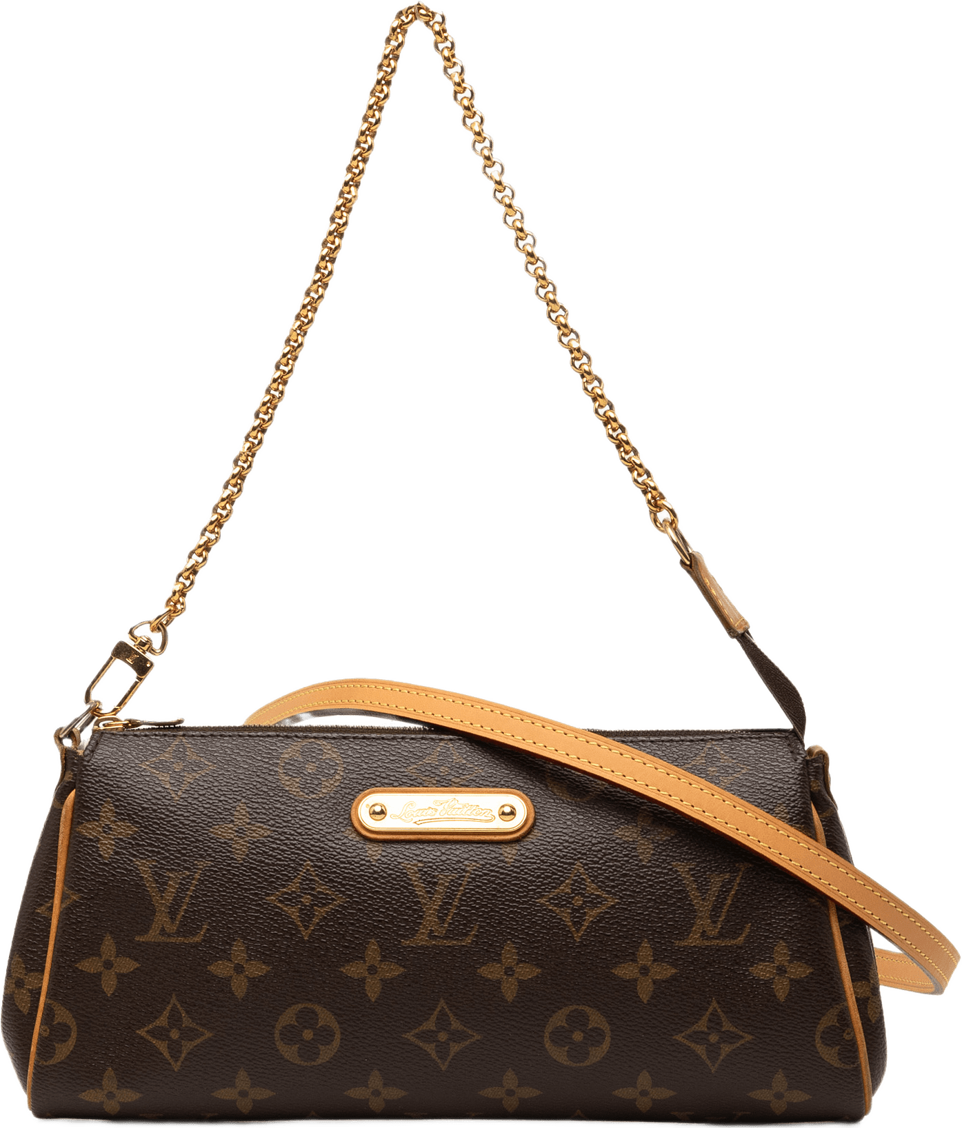 Louis Vuitton Monogram Eva, från Luxclusif, i färgen brun.