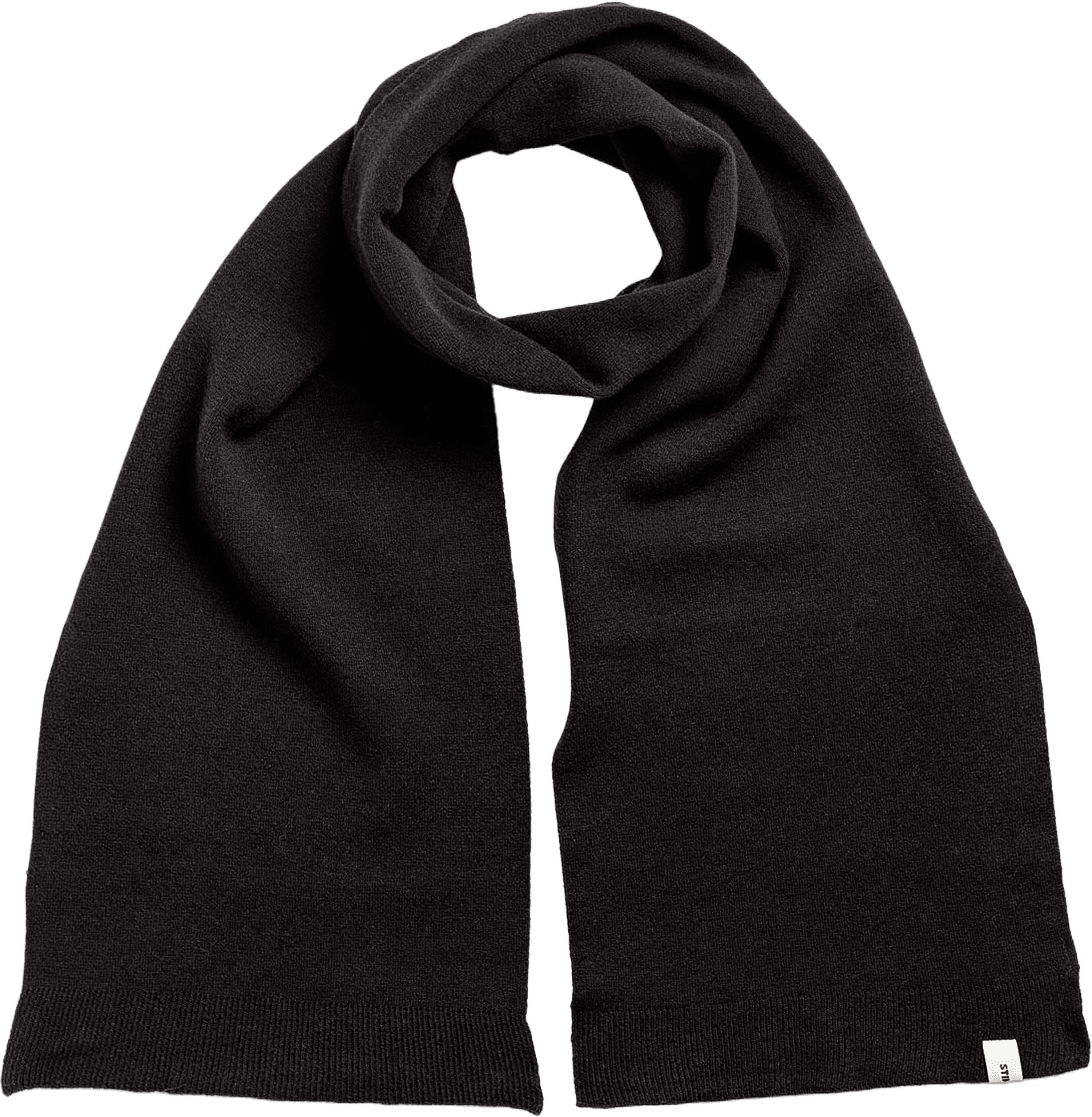 Scarf 01 Merino, från Stiksen, i färgen black.