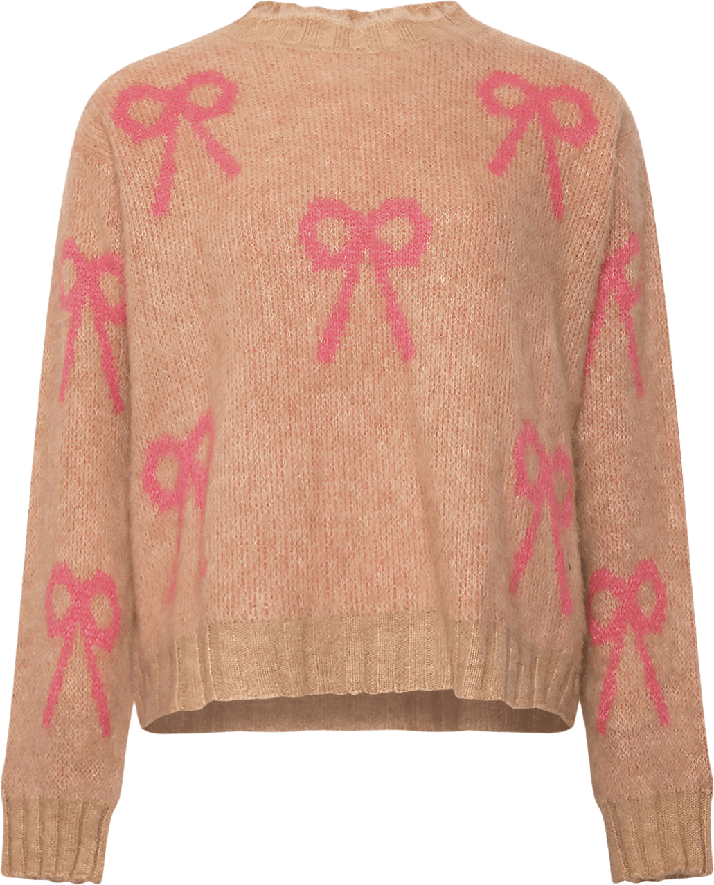 Lena Knit - Pink Beige Combo
