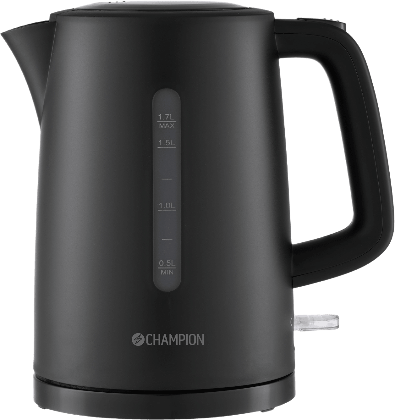 Vattenkokare 1,7l, från Champion Nordic, i färgen mattsvart.