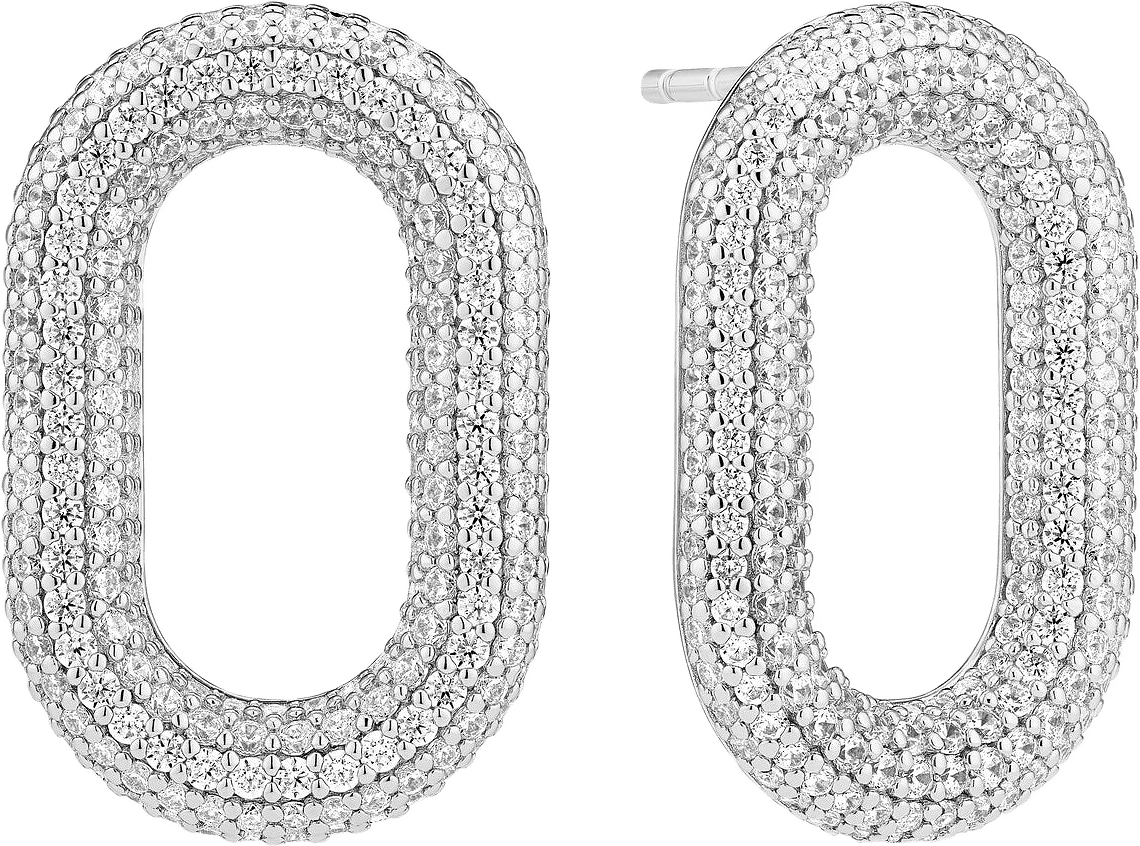 Örhänge Capri, från Sif Jakobs Jewellery, i färgen silver.