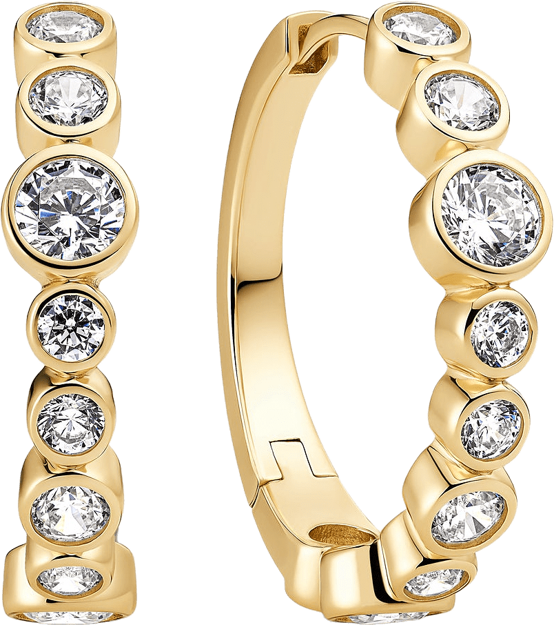 Örhängen Sardinien Creolo, från Sif Jakobs Jewellery, i färgen 18k guldpläterad.