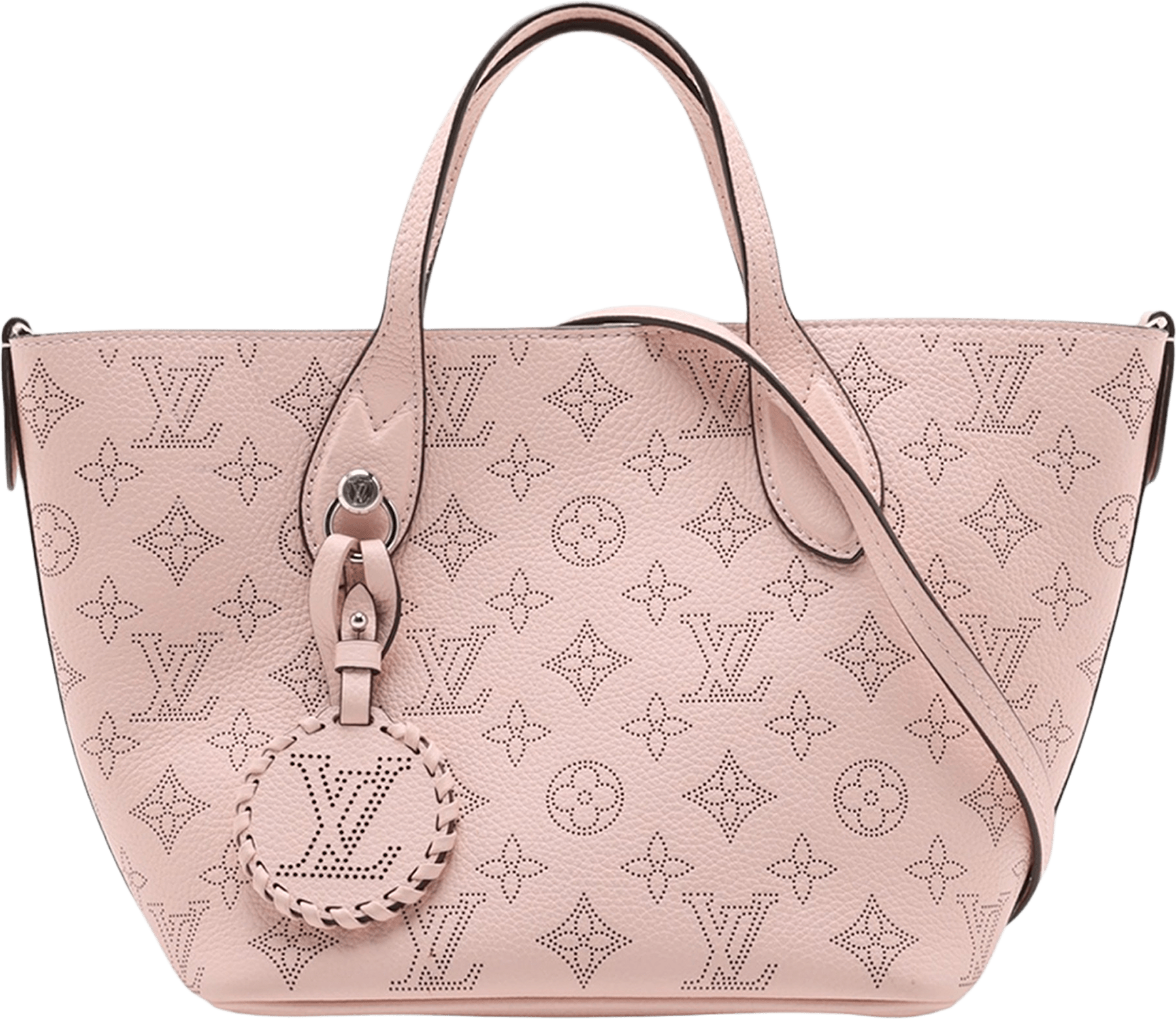 Louis Vuitton Monogram Mahina Blossom Pm, från Luxclusif, i färgen pink.