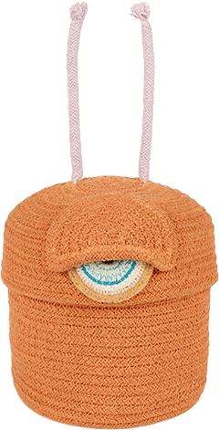 Korg Alien Ploot, från LORENA CANALS, i färgen orange.