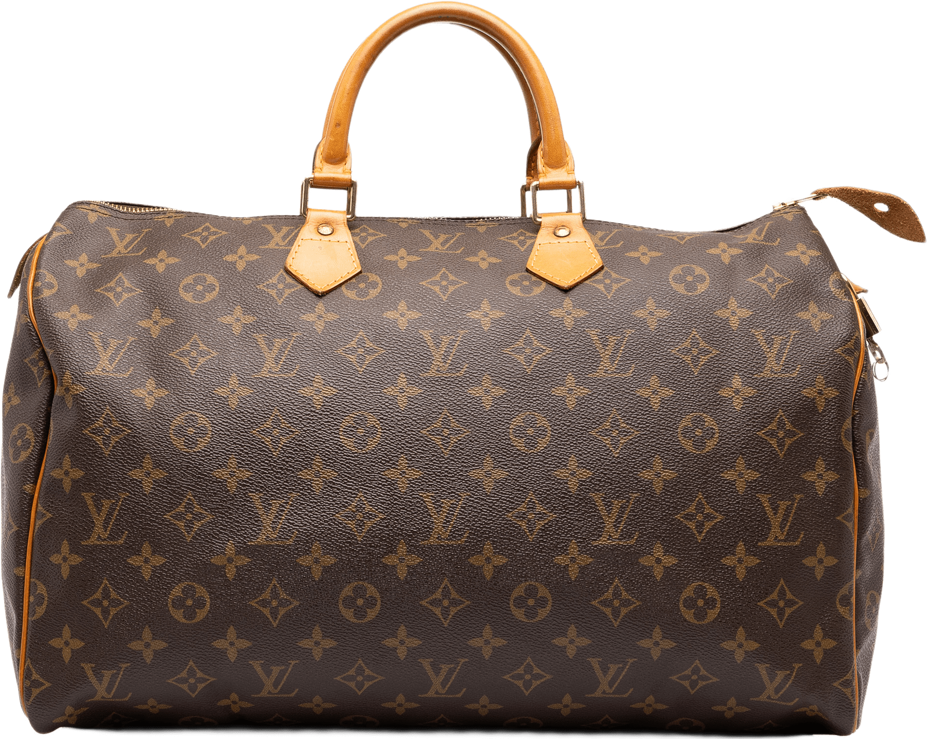 Louis Vuitton Monogram Speedy 40, från Luxclusif, i färgen brun.