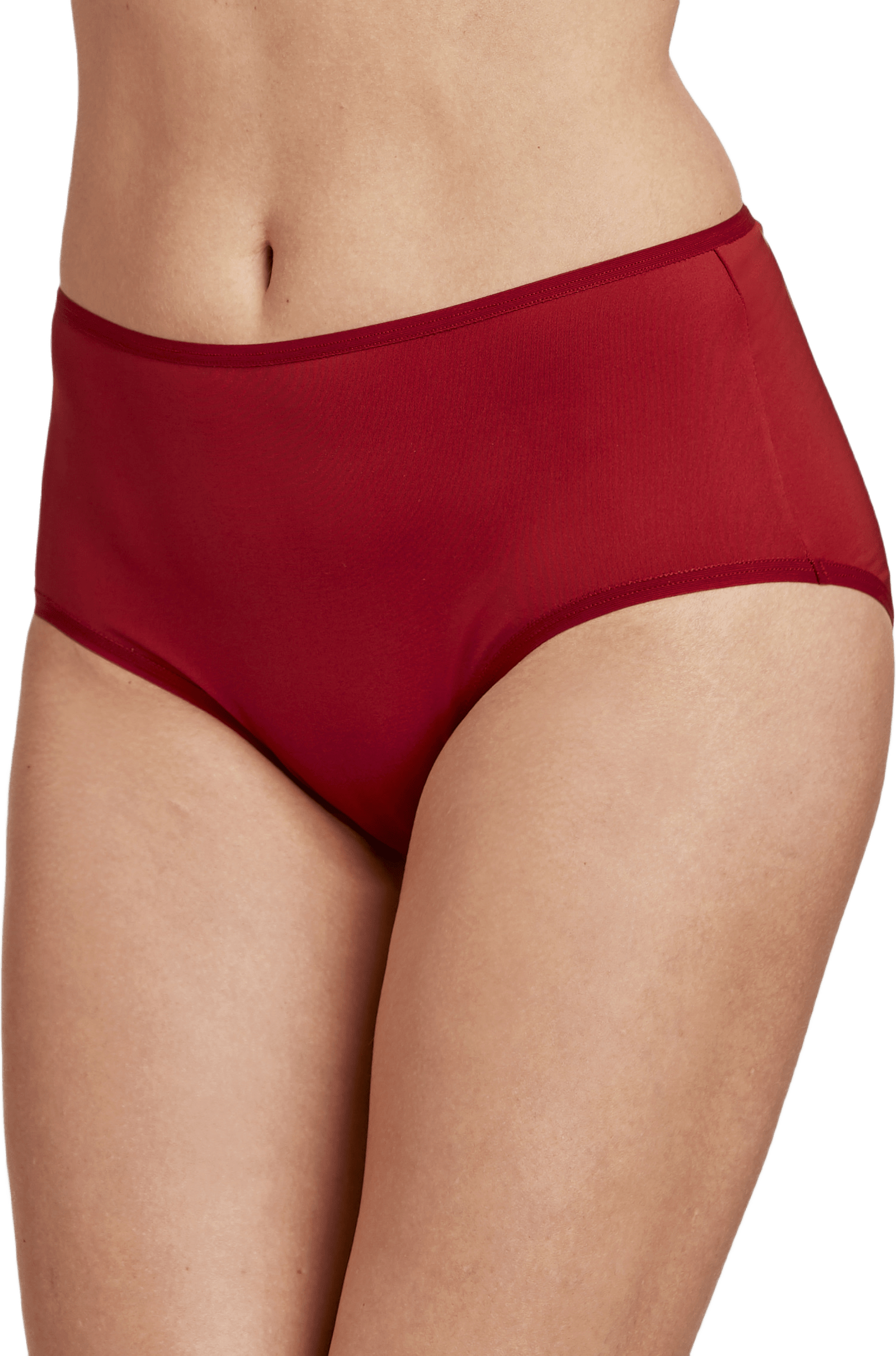 Basic Maxitrosa Med Microkänsla, från Miss Mary of Sweden, i färgen red.