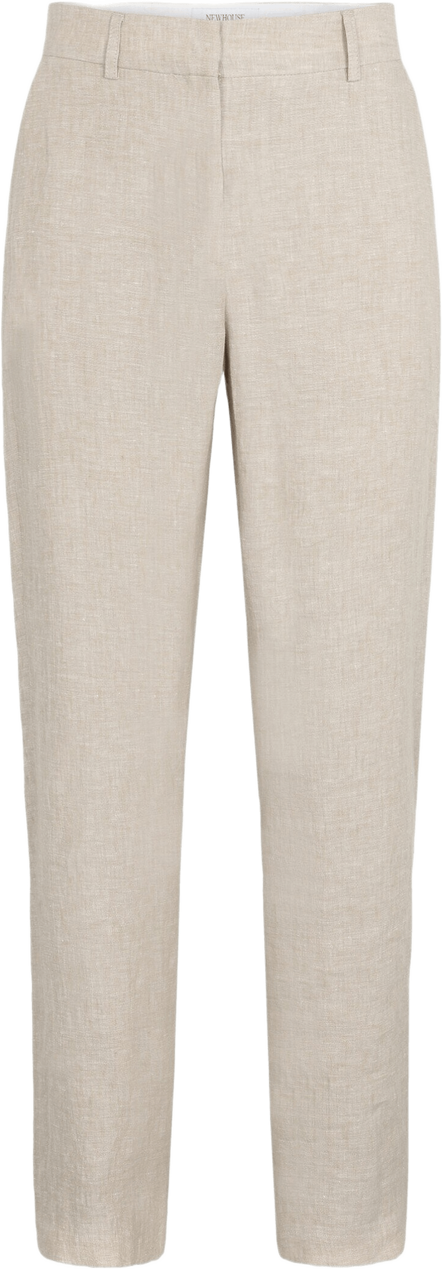 Amanda Slim Linen Trousers, från Newhouse, i färgen beige.