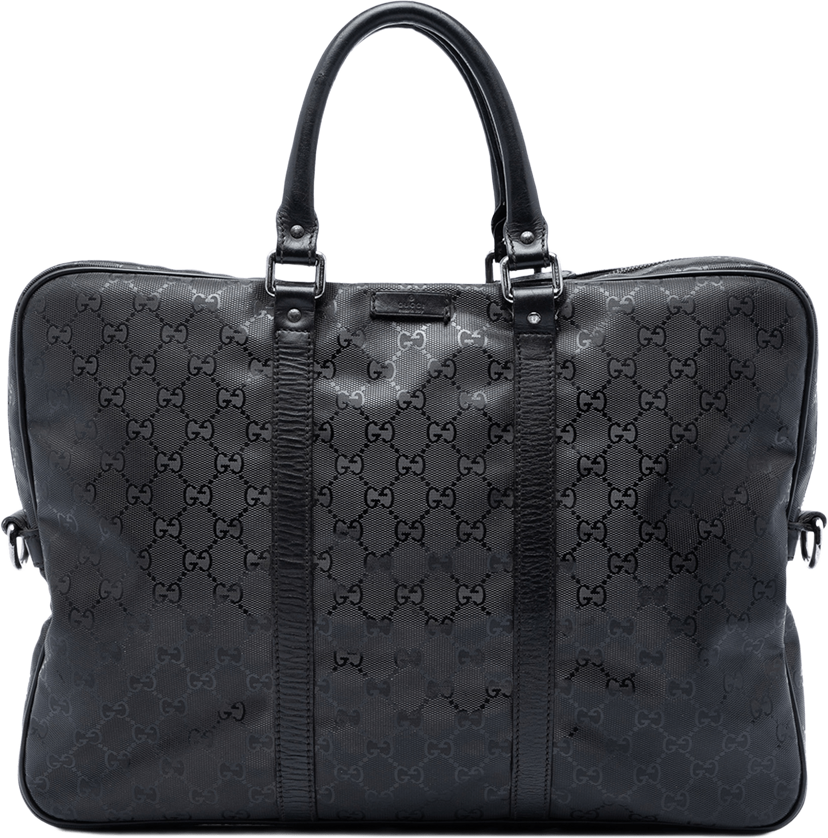 Gucci Gg Imprime Business Bag, från Luxclusif, i färgen svart.