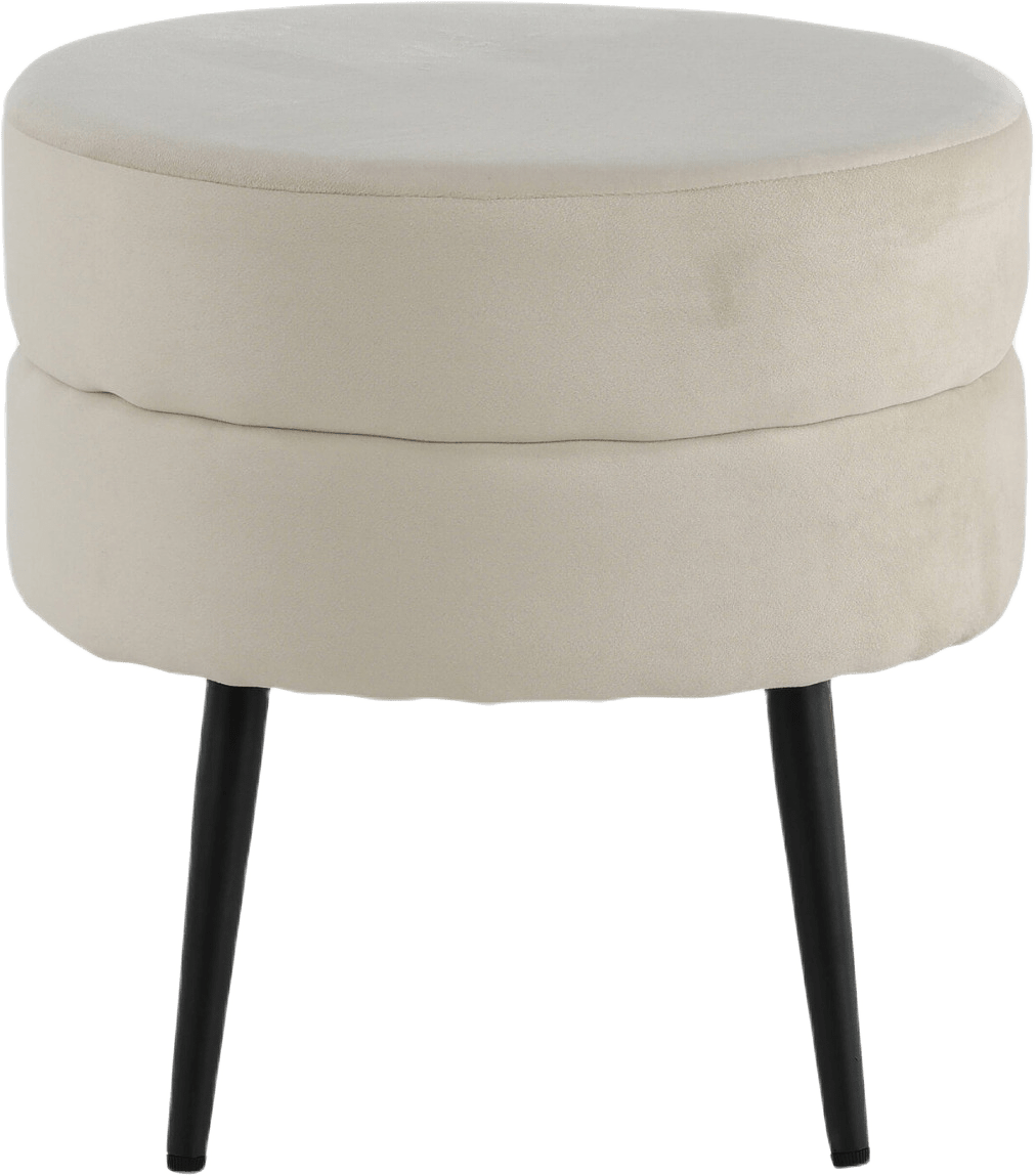 Pot Puff, från Venture Home, i färgen light beige.