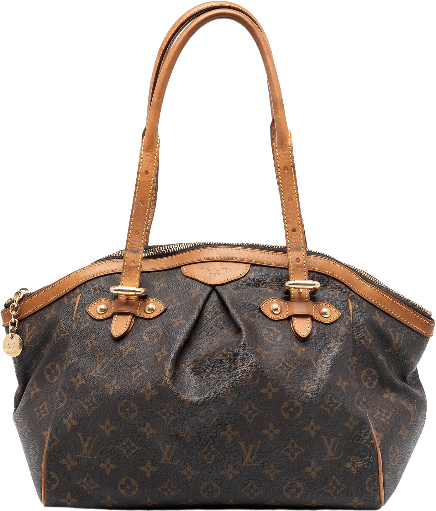 Louis Vuitton Monogram Tivoli Gm, från Luxclusif, i färgen brown.