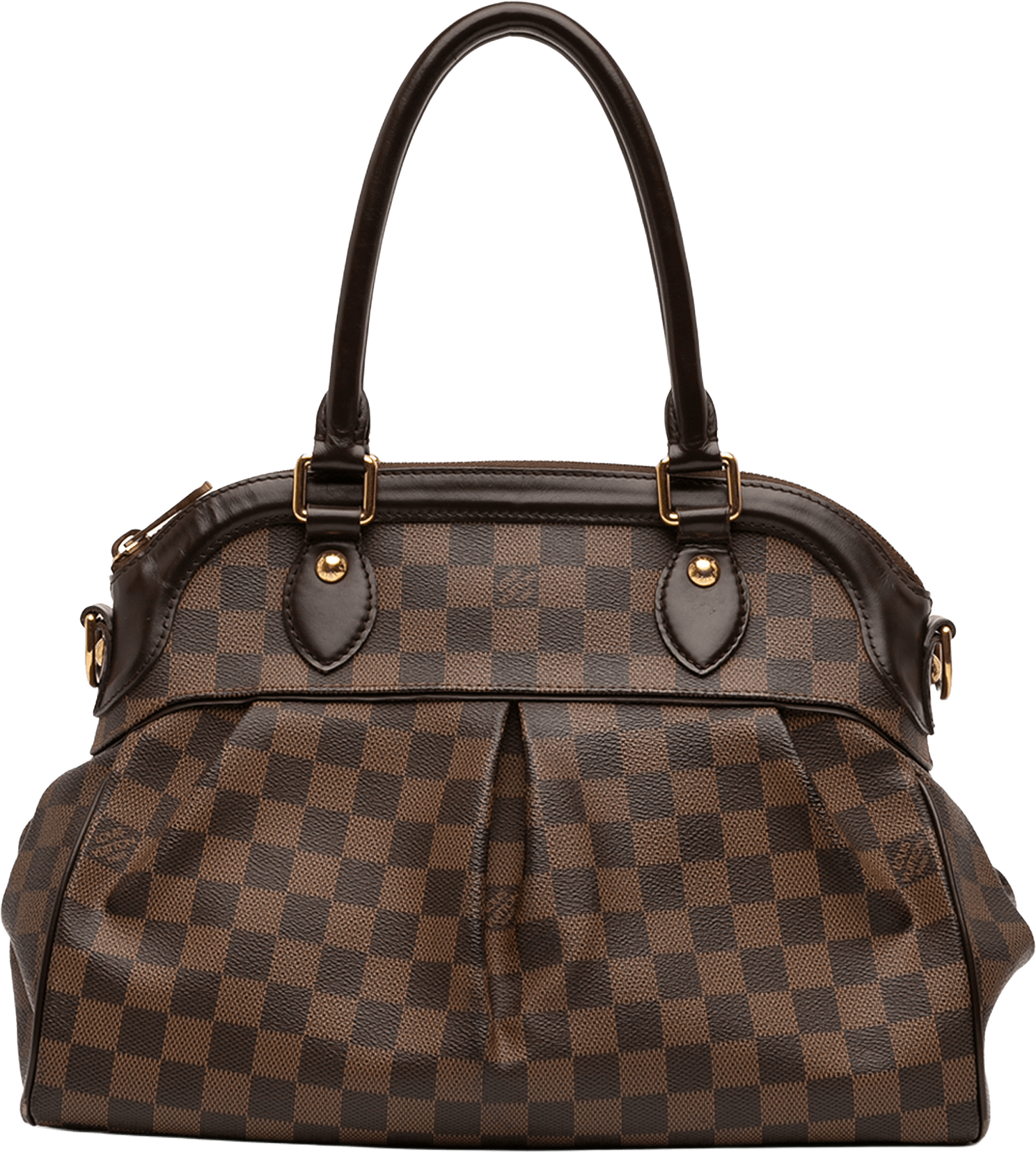Louis Vuitton Damier Ebene Trevi Pm, från Luxclusif, i färgen brown.