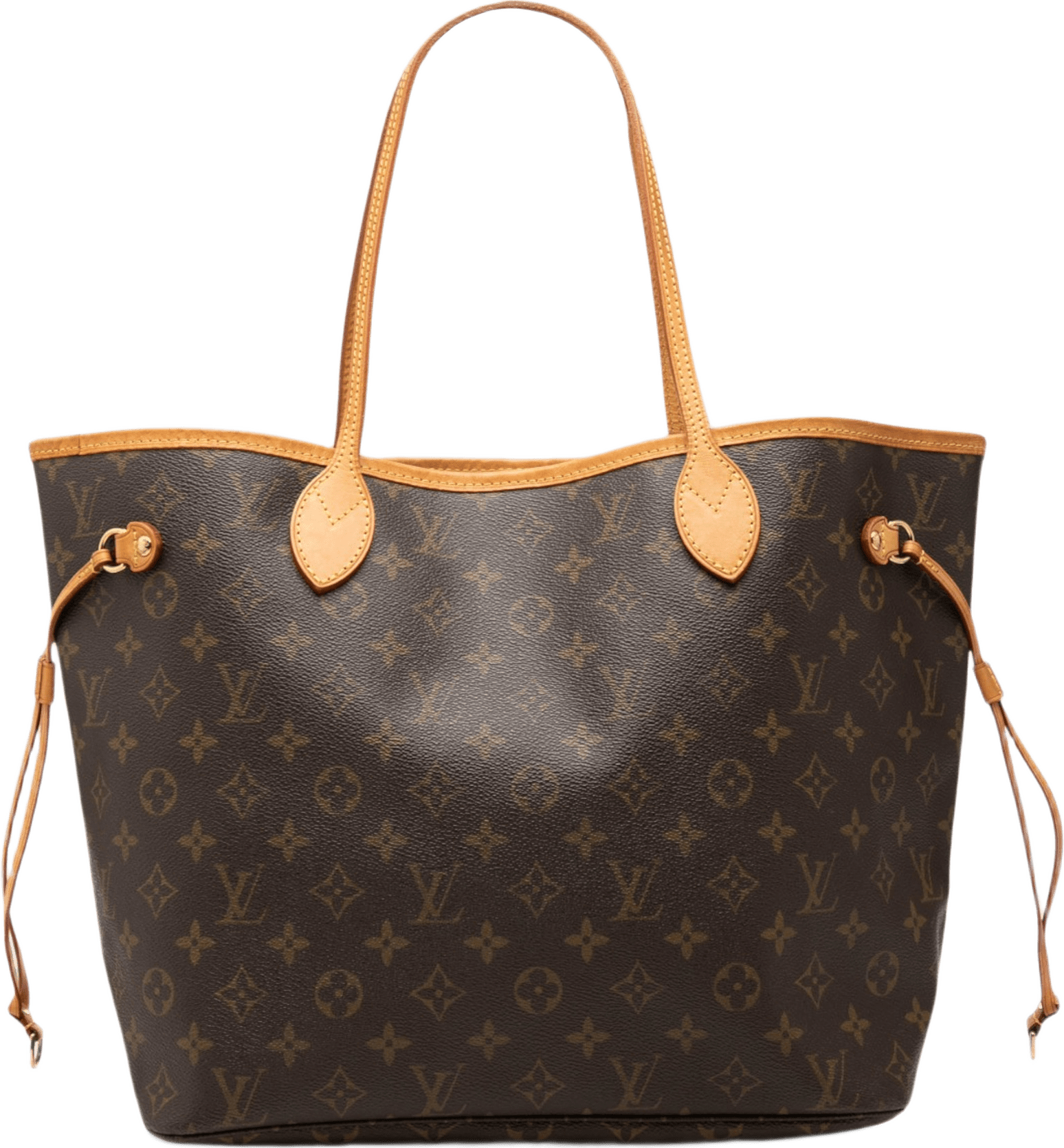 Louis Vuitton Monogram Neverfull Mm, från Luxclusif, i färgen brun.