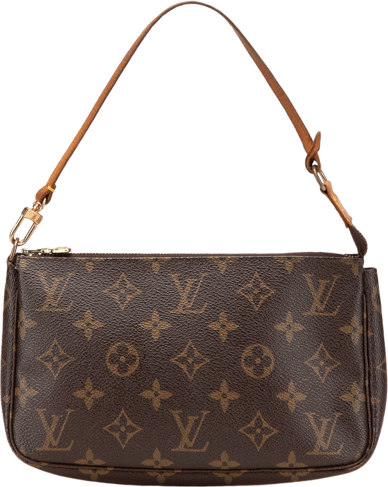 Louis Vuitton Monogram Pochette Accessoires, från Luxclusif, i färgen brown.