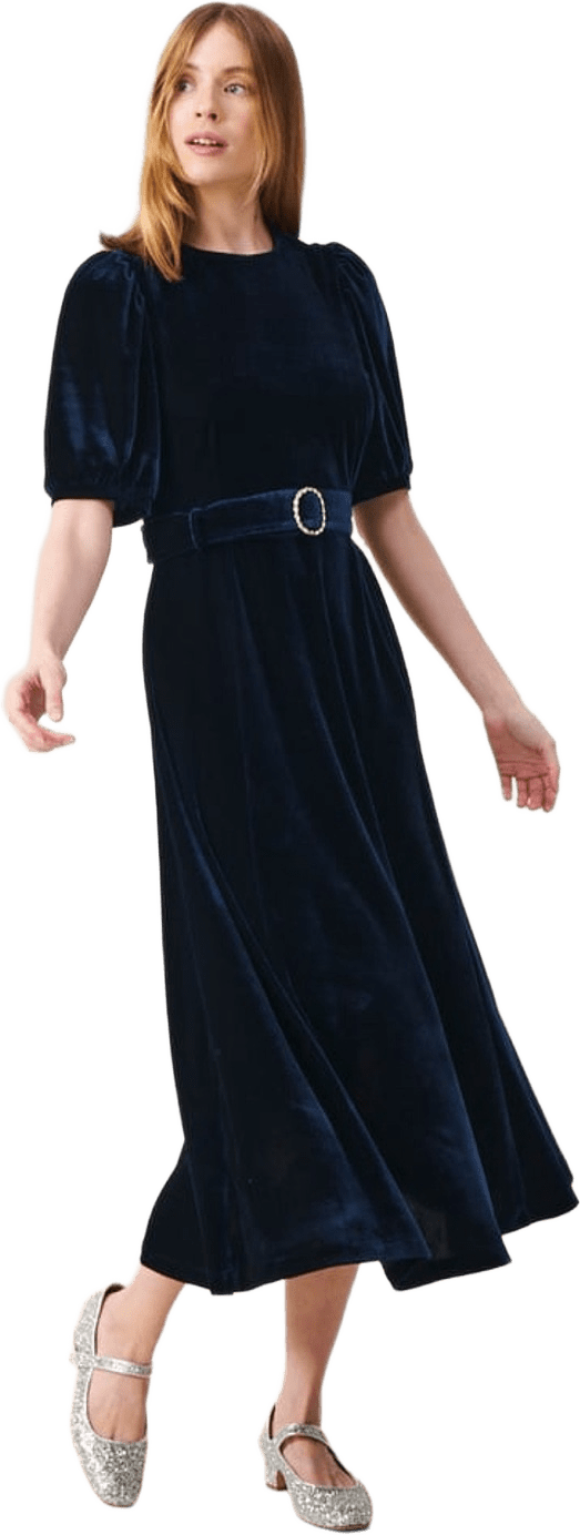 Constance Dress, från Jumperfabriken, i färgen navy.