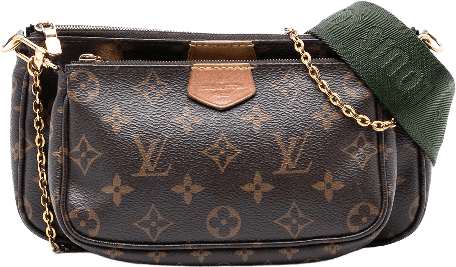 Louis Vuitton Monogram Multi Pochette Accessoires, från Luxclusif, i färgen brown.