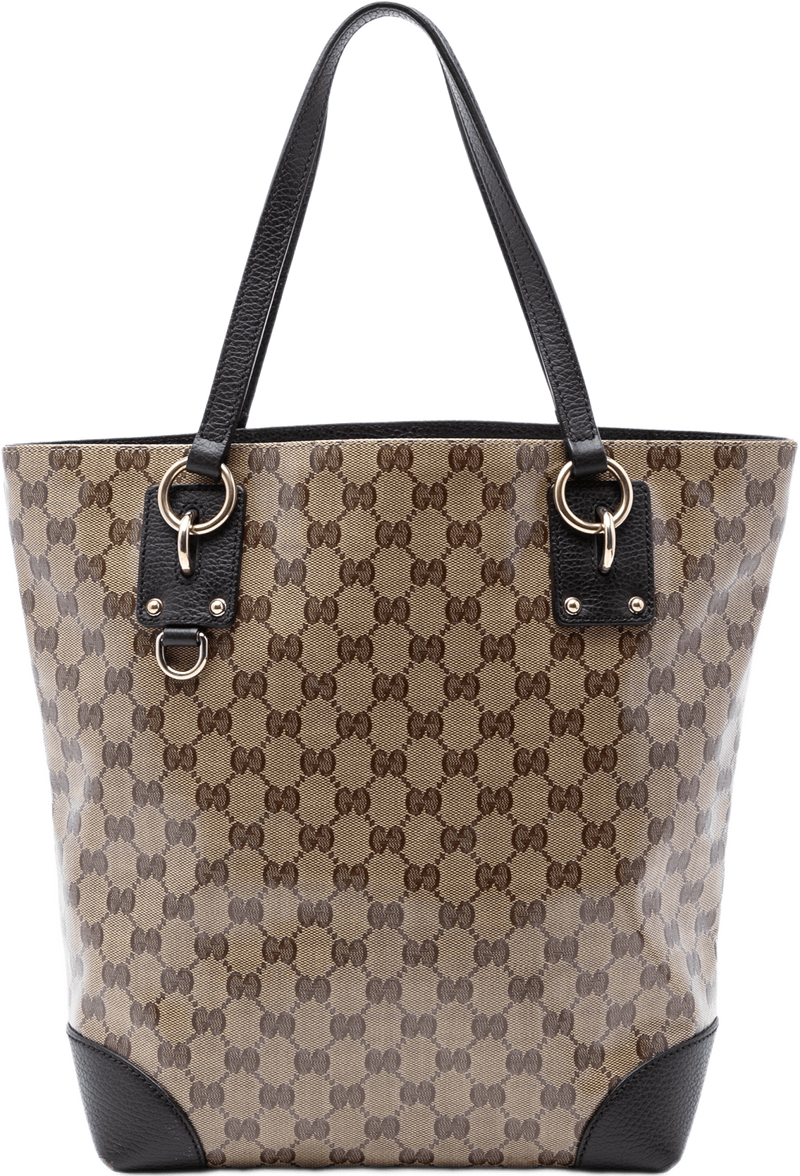 Gucci Gg Crystal Vertical Charm Tote, från Luxclusif, i färgen beige.