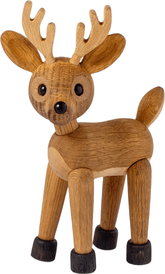 Spirit Rådjur Trädekoration 19 Cm Ek/lönn
