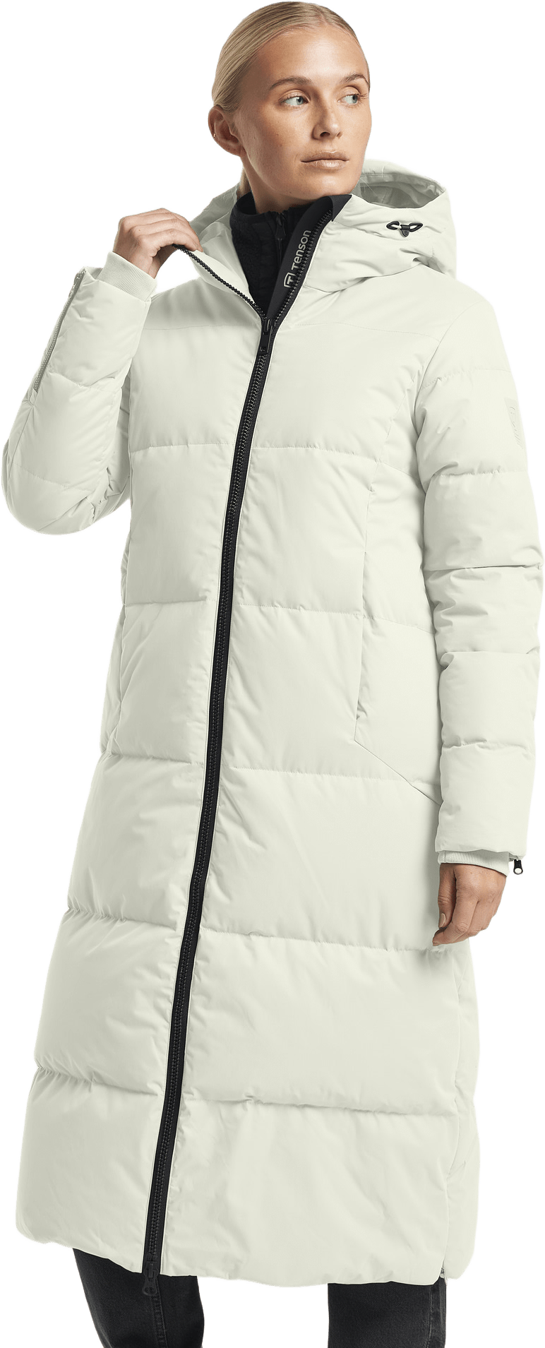Shanna 2.0 Down Coat Women, från Tenson, i färgen krämvit.