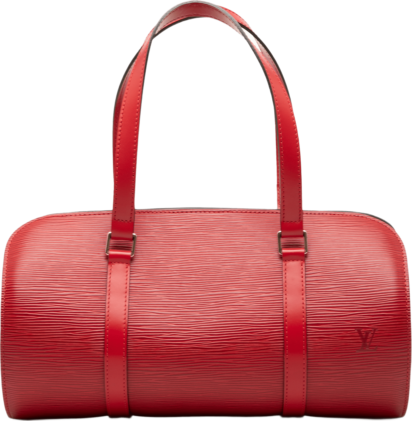 Louis Vuitton Epi Soufflot, från Luxclusif, i färgen röd.