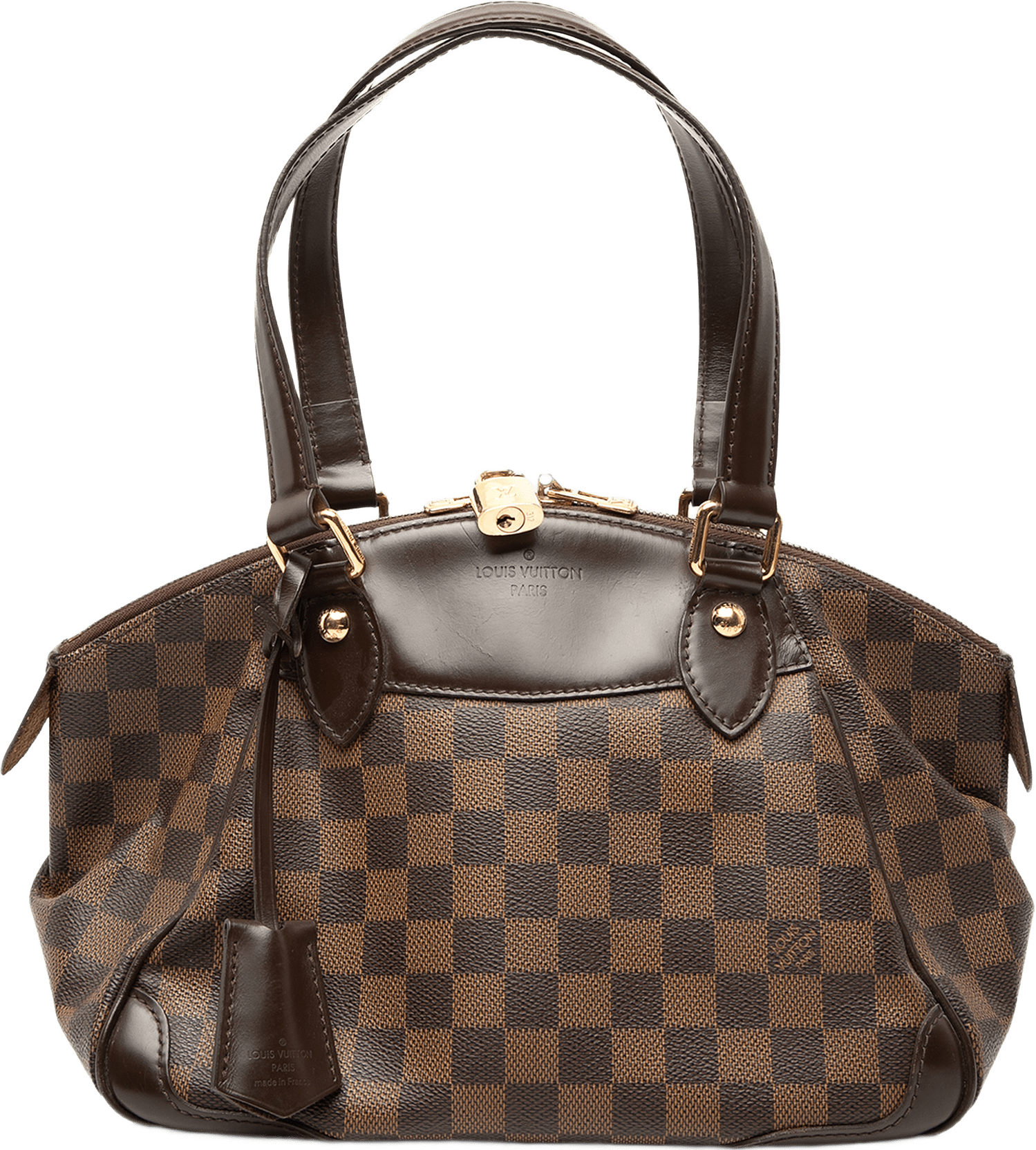 Louis Vuitton Damier Ebene Verona Pm, från Luxclusif, i färgen brown.