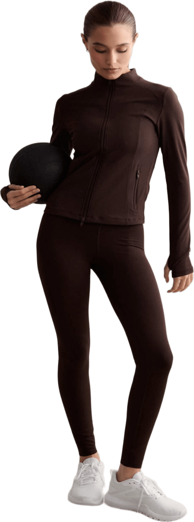 Sense Tights, från aim'n, i färgen chocolate.