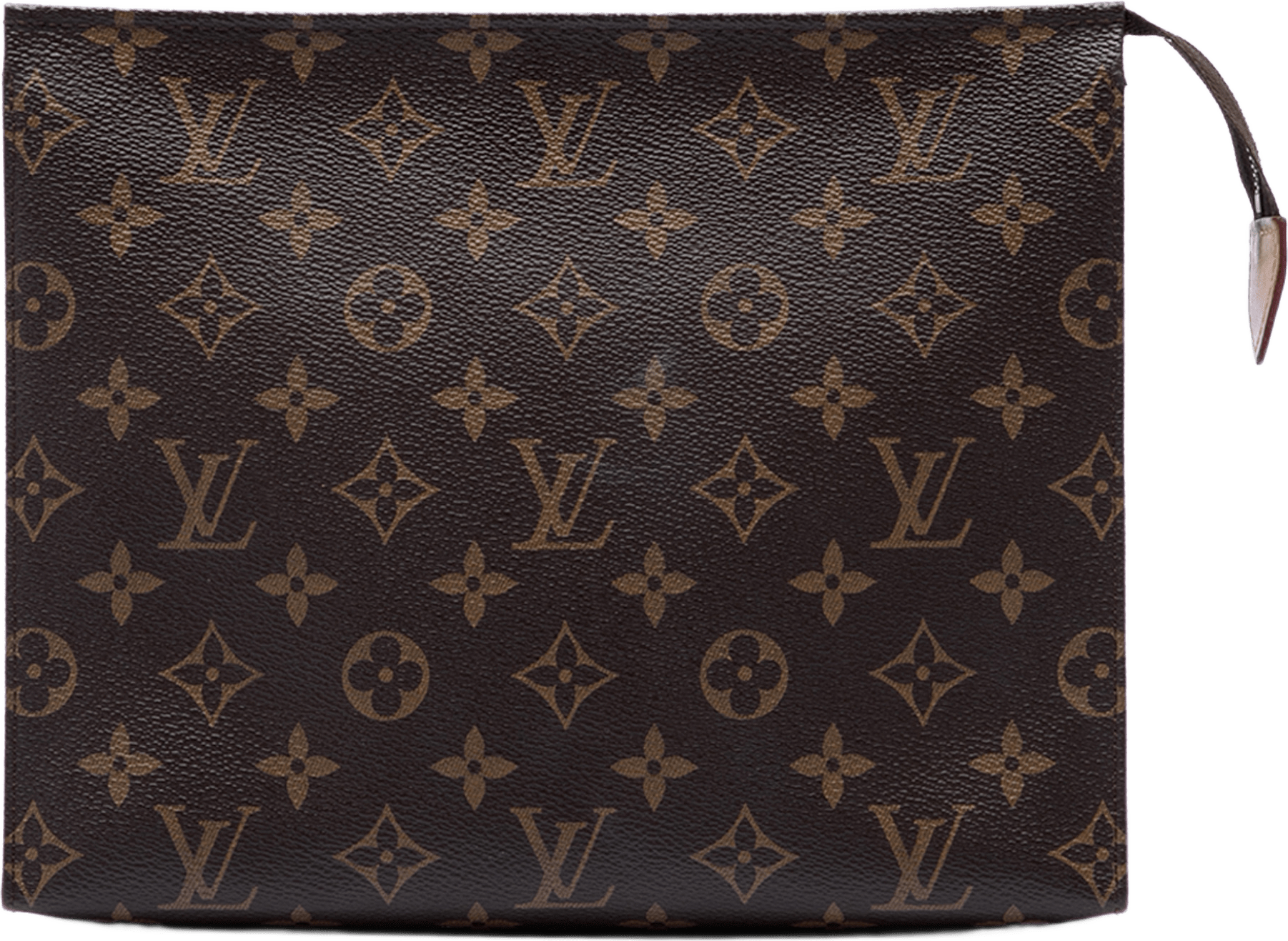 Louis Vuitton Monogram Toiletry Pouch 26, från Luxclusif, i färgen brun.
