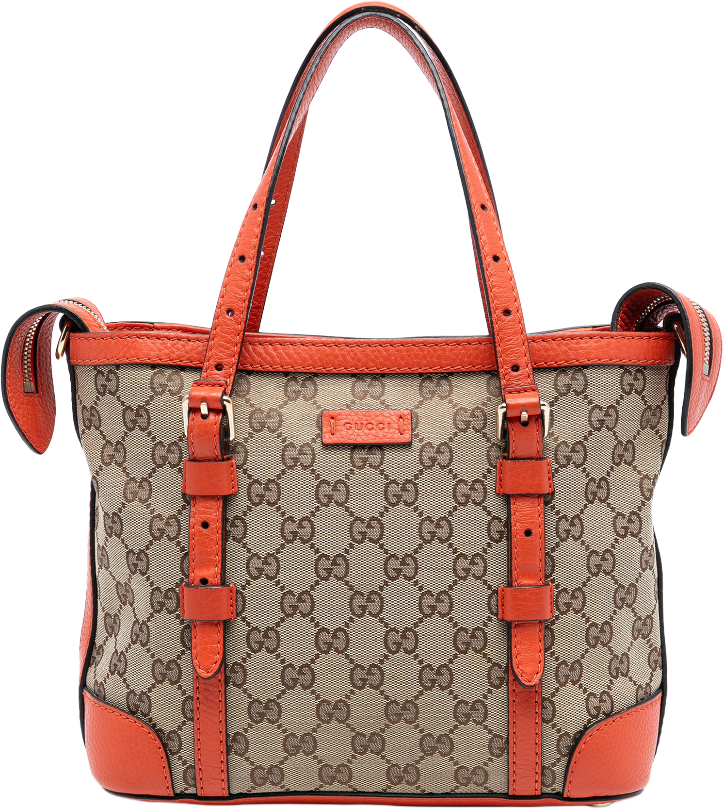 Gucci Gg Canvas Satchel, från Luxclusif, i färgen beige.