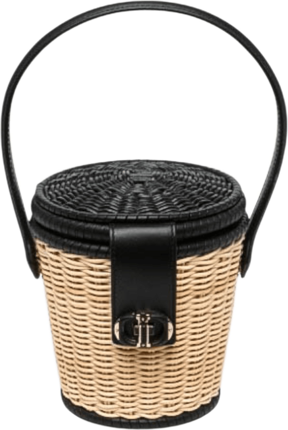Dior Wicker Cd Bucket Bag, från Luxclusif, i färgen beige.